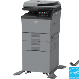 Sharp BP-C535WR with additional tray and cabinet